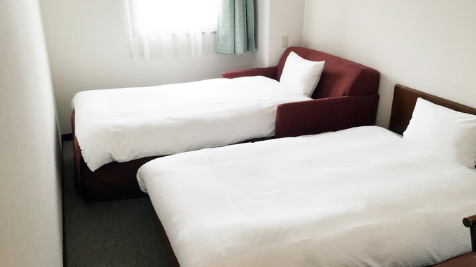 「スタジオツイン3名1室」　素泊まり　3名利用でもベッドは2台になります