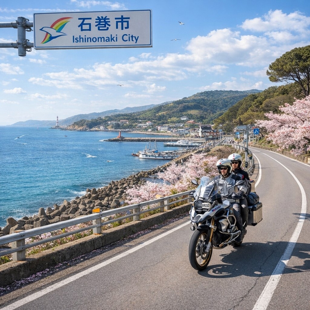 【屋根付き駐車場あり】石巻ツーリングプラン