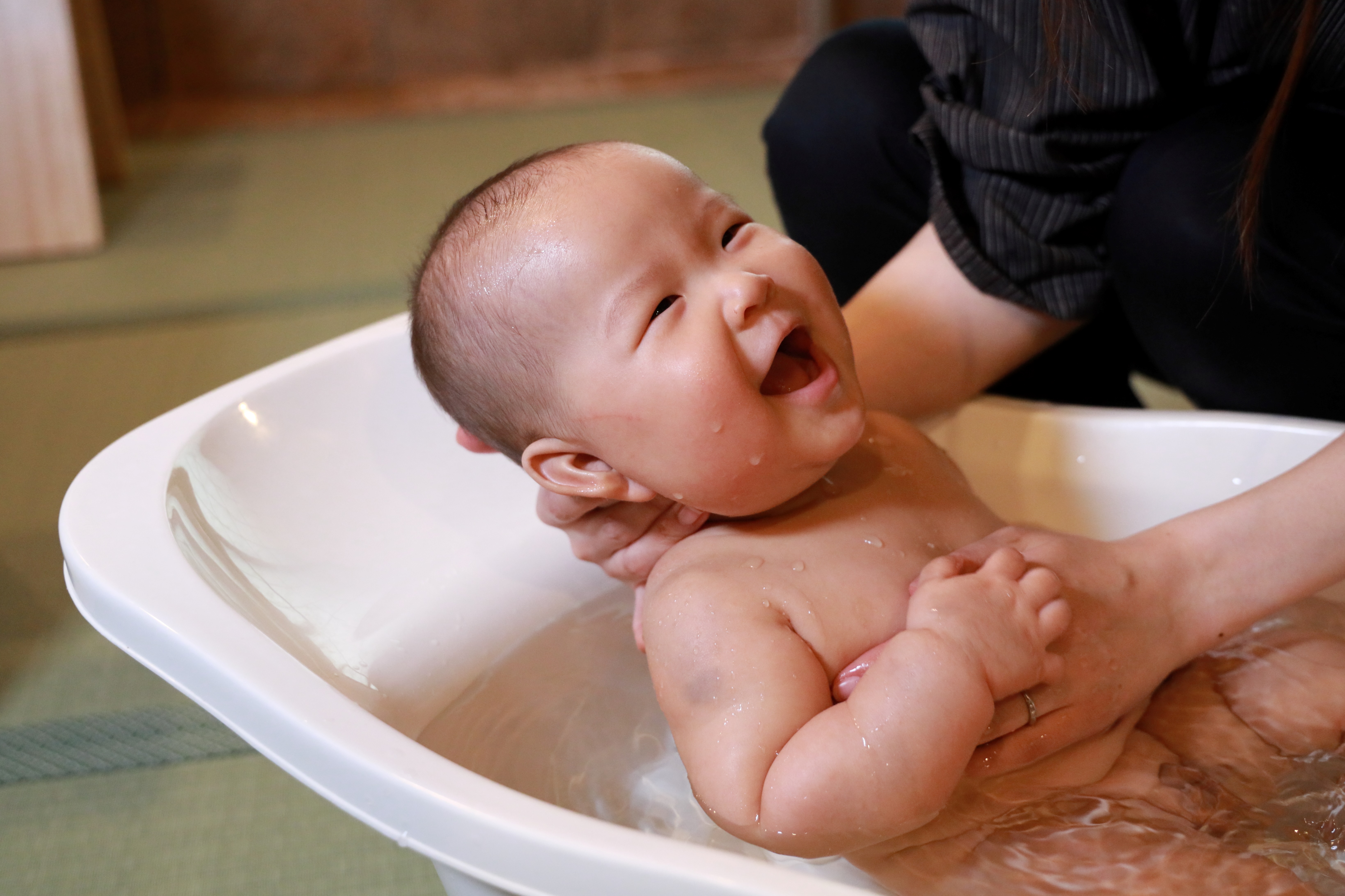 赤ちゃんの温泉デビューにピッタリ