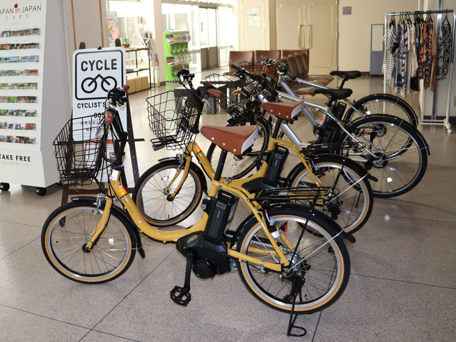 レンタサイクルで自然豊かな田舎町をサイクリング！電動アシスト付きで快適♪【2食付き】