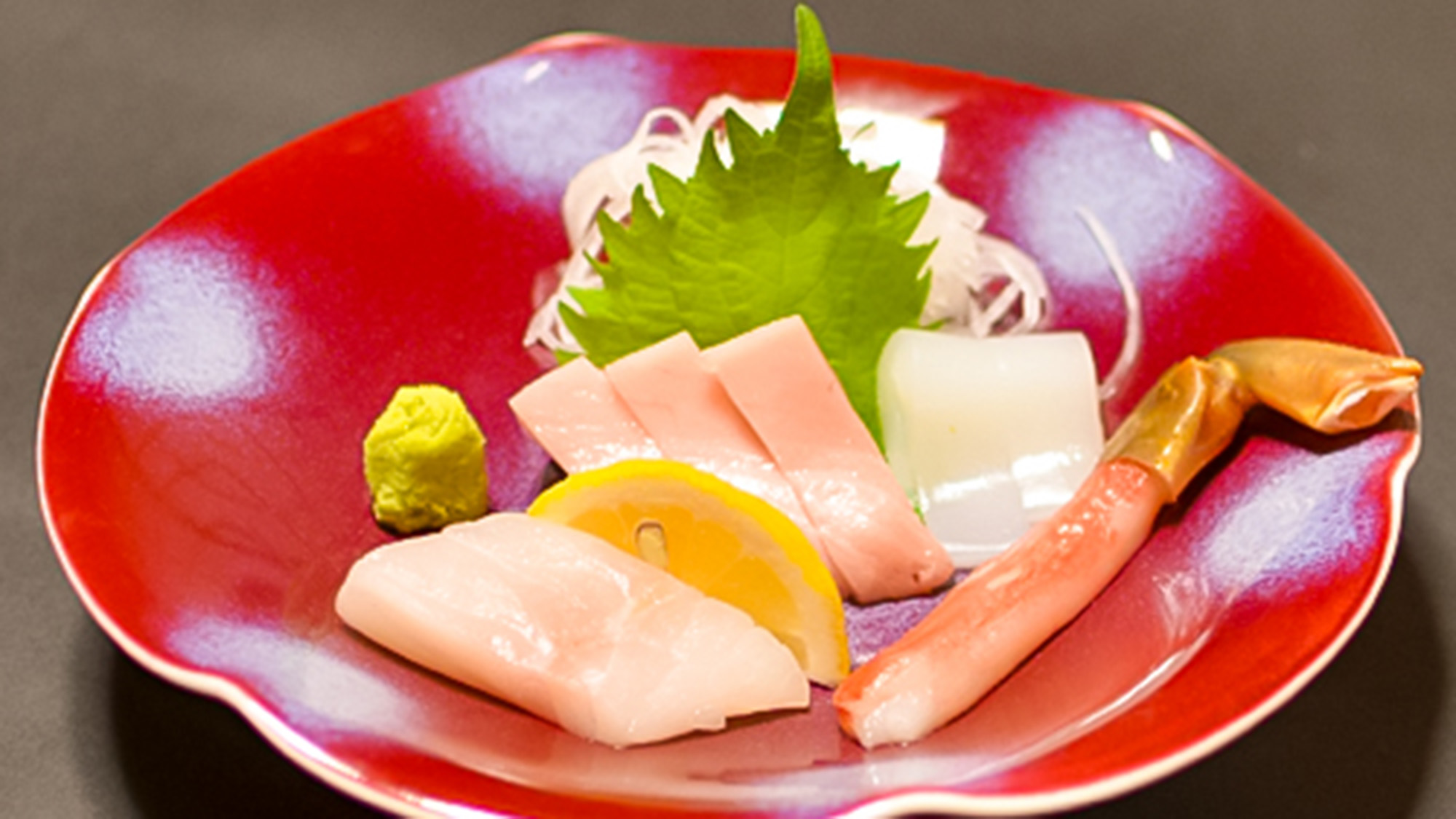 ・【お食事一例・刺身】日本海の海の幸を新鮮なお刺身でどうぞ