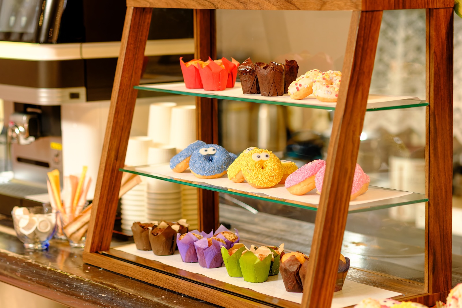 ロビーラウンジでのウェルカムドーナツイメージ