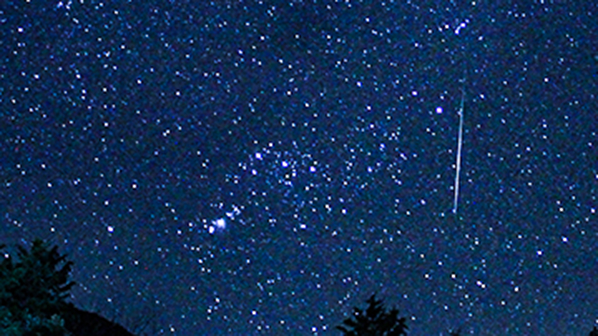 【梅ヶ島の星空】空気が澄んでおり、大光量の大きな施設も少ないため綺麗に星を見られるスポットなのです