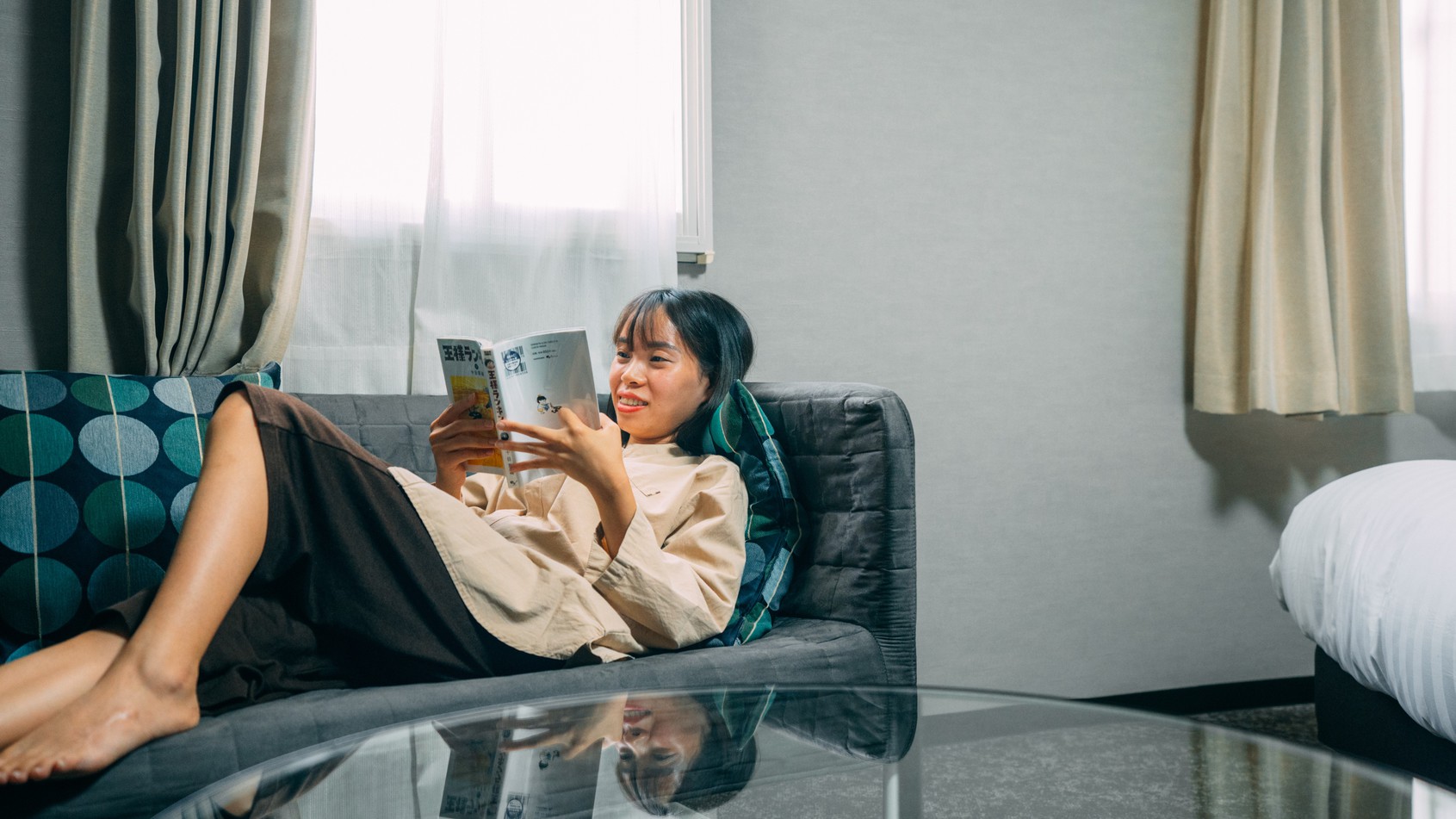 【禁煙】別館レディースツインルーム(27㎡/ベッド幅110㎝×2台/定員1～2名)