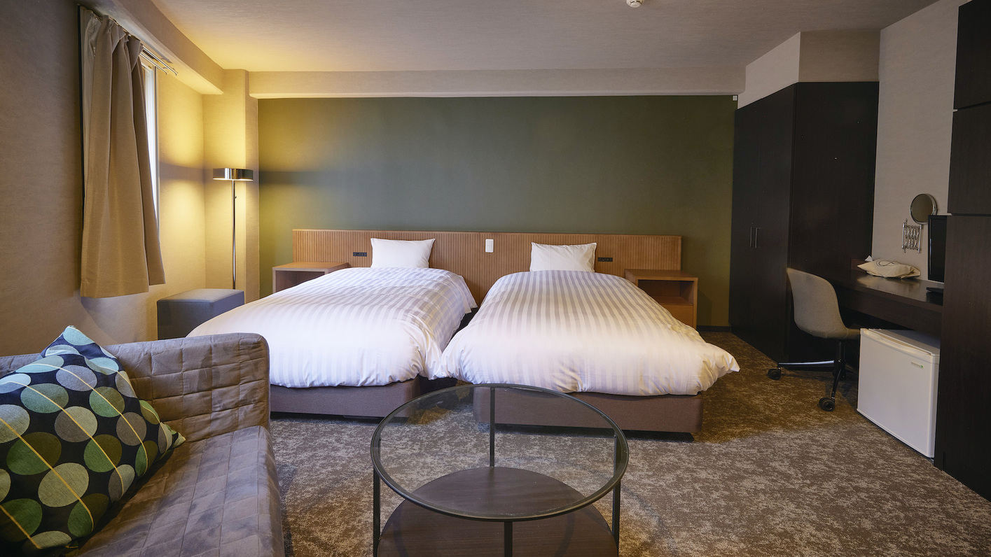 【禁煙】別館ツインルーム(27㎡/・シングルベッド110cm幅×2台/定員1～2名