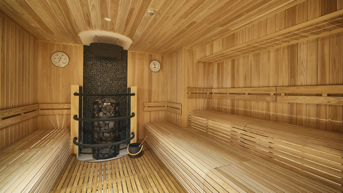 「川のゆ」女性用サウナ　セルフロウリュも可能な本格フィンランド式サウナ