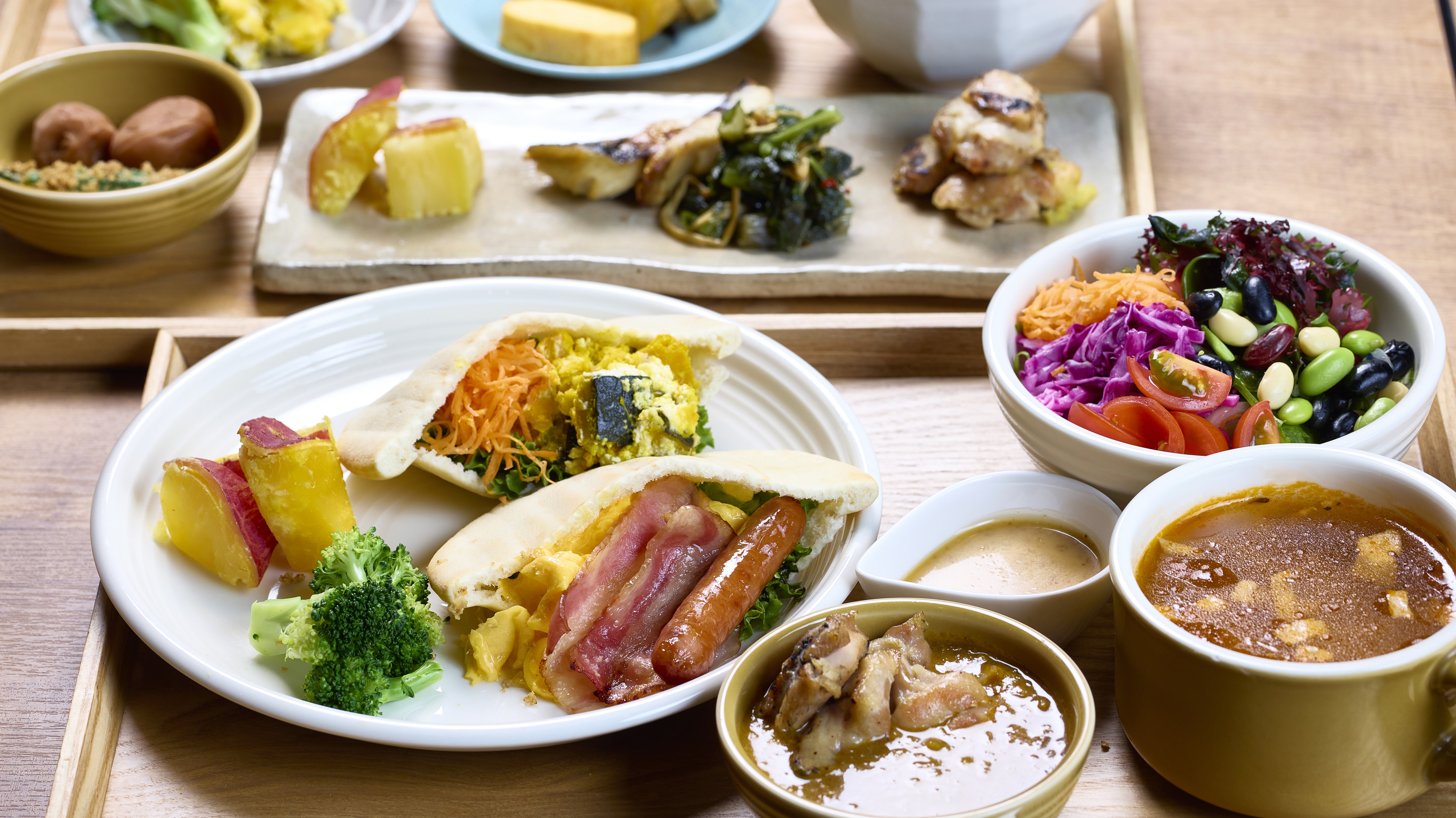 1日の元気の源は朝食から！「朝食ビュッフェ」