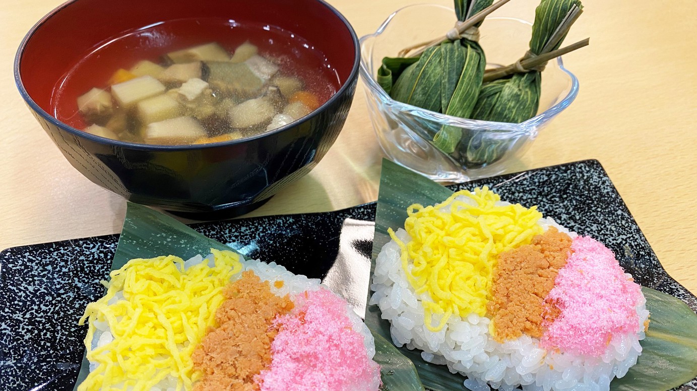 郷土料理（笹寿司、笹団子、のっぺ汁）