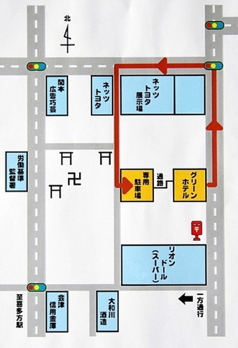 駐車場案内地図