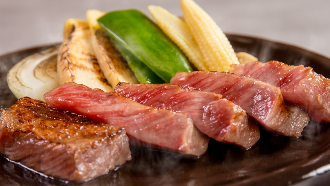 【海鮮土鍋ご飯付／前沢牛と大間本鮪の夢のコラボ】＜春季限定＞前沢牛石焼＆大間本鮪造り付贅沢会席