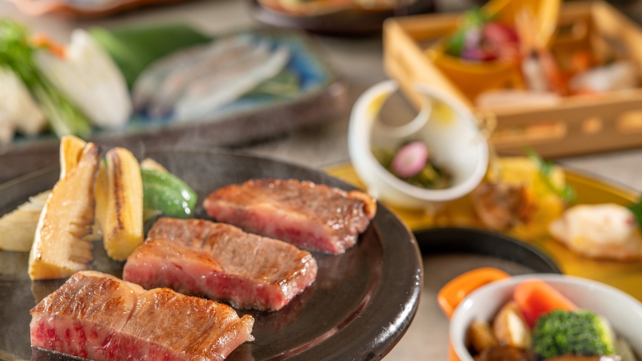 【かに食べ放題／特別会席】＜期間限定3/19まで＞岩手が誇る「前沢牛」と旬の食材を