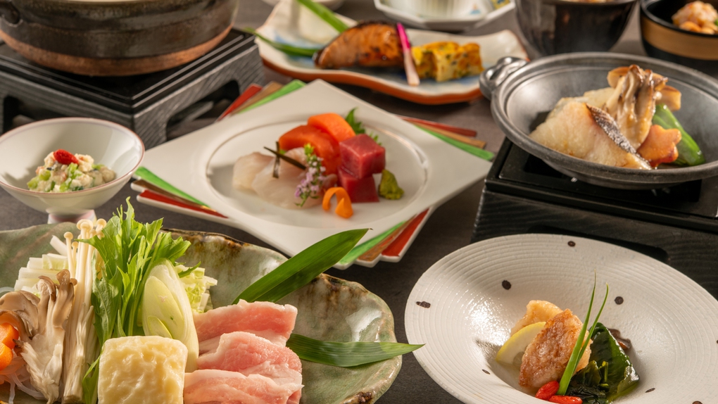 【2025年冬 季節の会席】白金豚豆乳鍋やブリ柚庵焼、鱈の陶板焼など