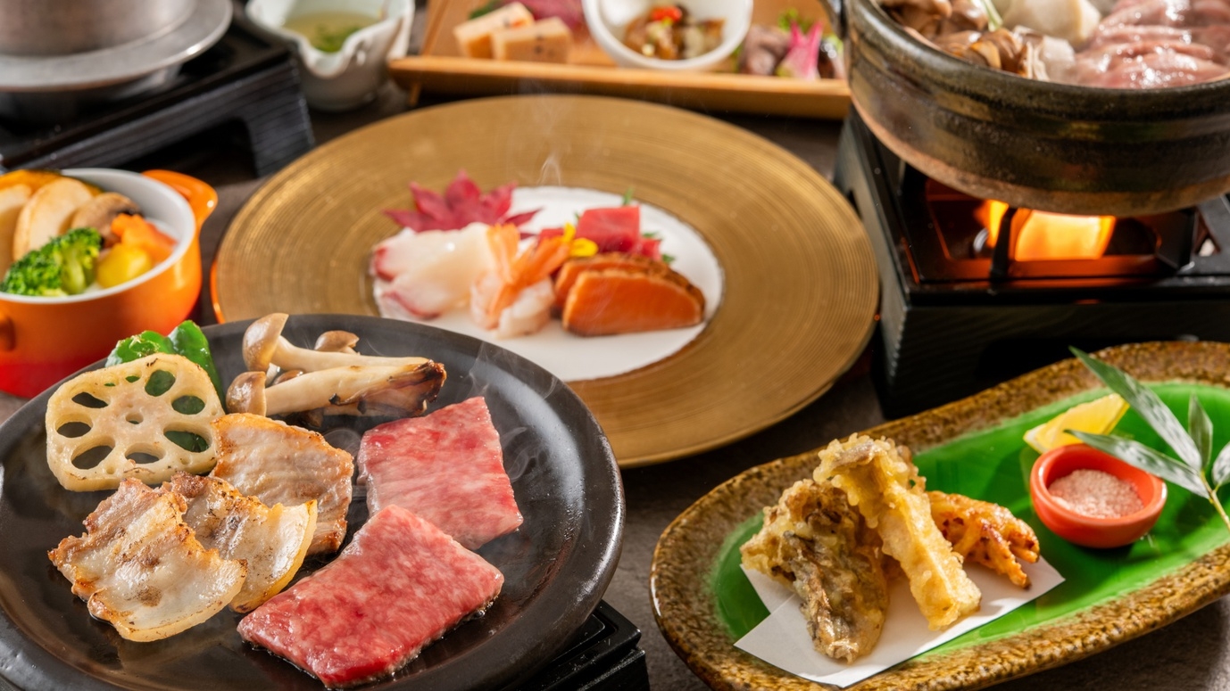 ＜8/20から9/30限定！＞【本ズワイガニ食べ放題／土地の恵み会席】本ズワイガニと旬の食材を堪能！