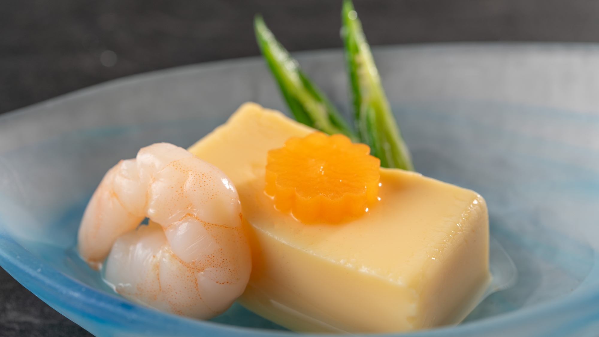 【土地の恵み会席/夏】玉子豆腐（6～8月）