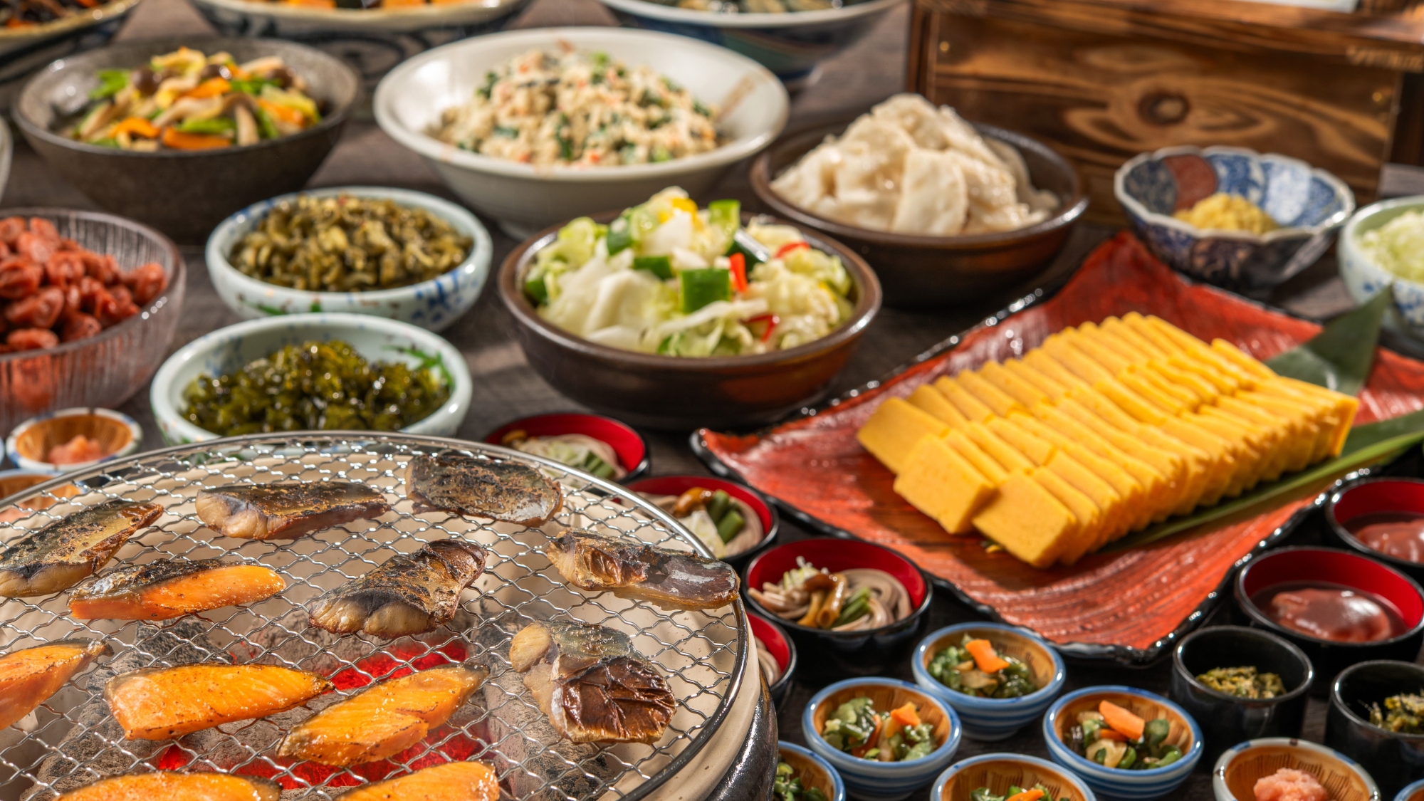 【朝食バイキング】和食をメインにご当地食材・料理をご堪能ください