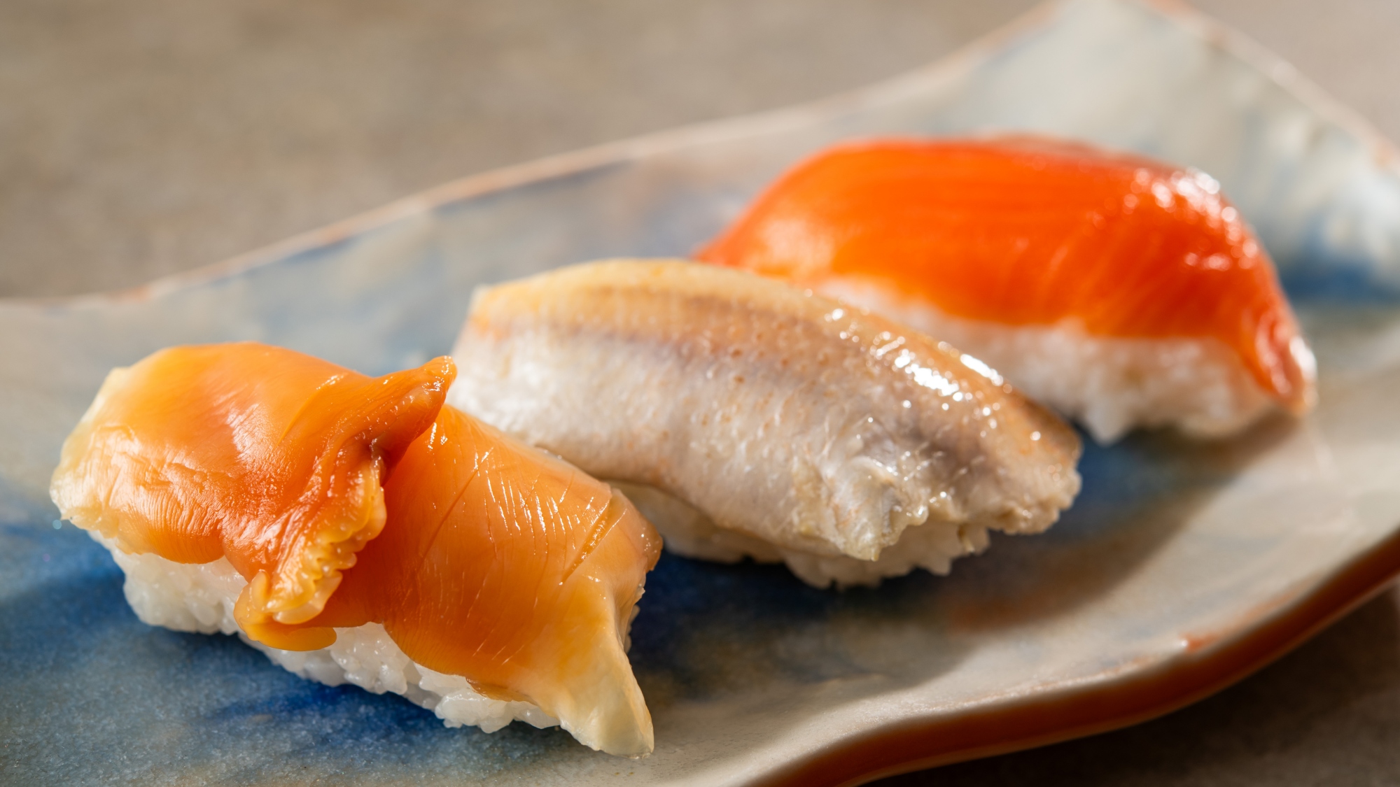 【特別会席/春】握り寿司　炙りのどぐろ・赤貝・トラウトサーモン（3～5月）