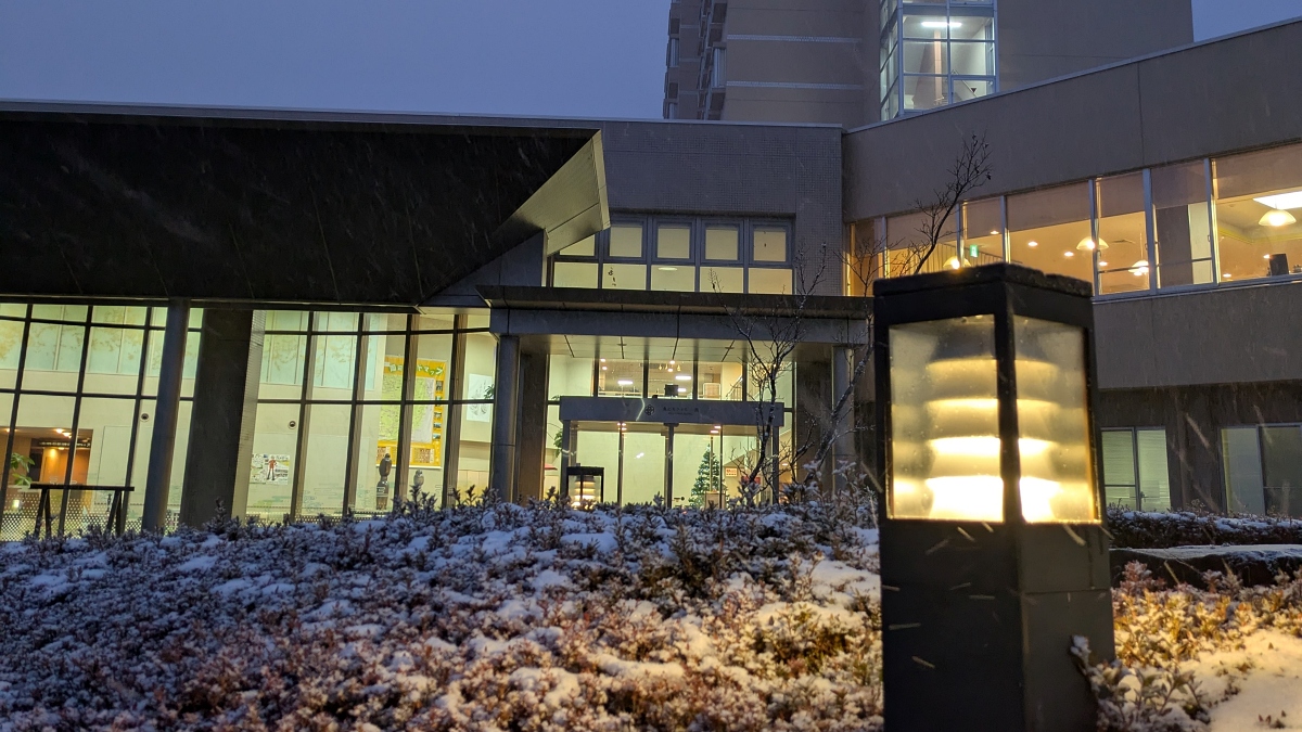 冬のホテル外観