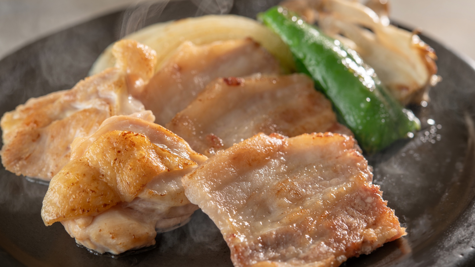 【季節の会席/春】いわいどり・白金豚陶板焼（3月～5月）