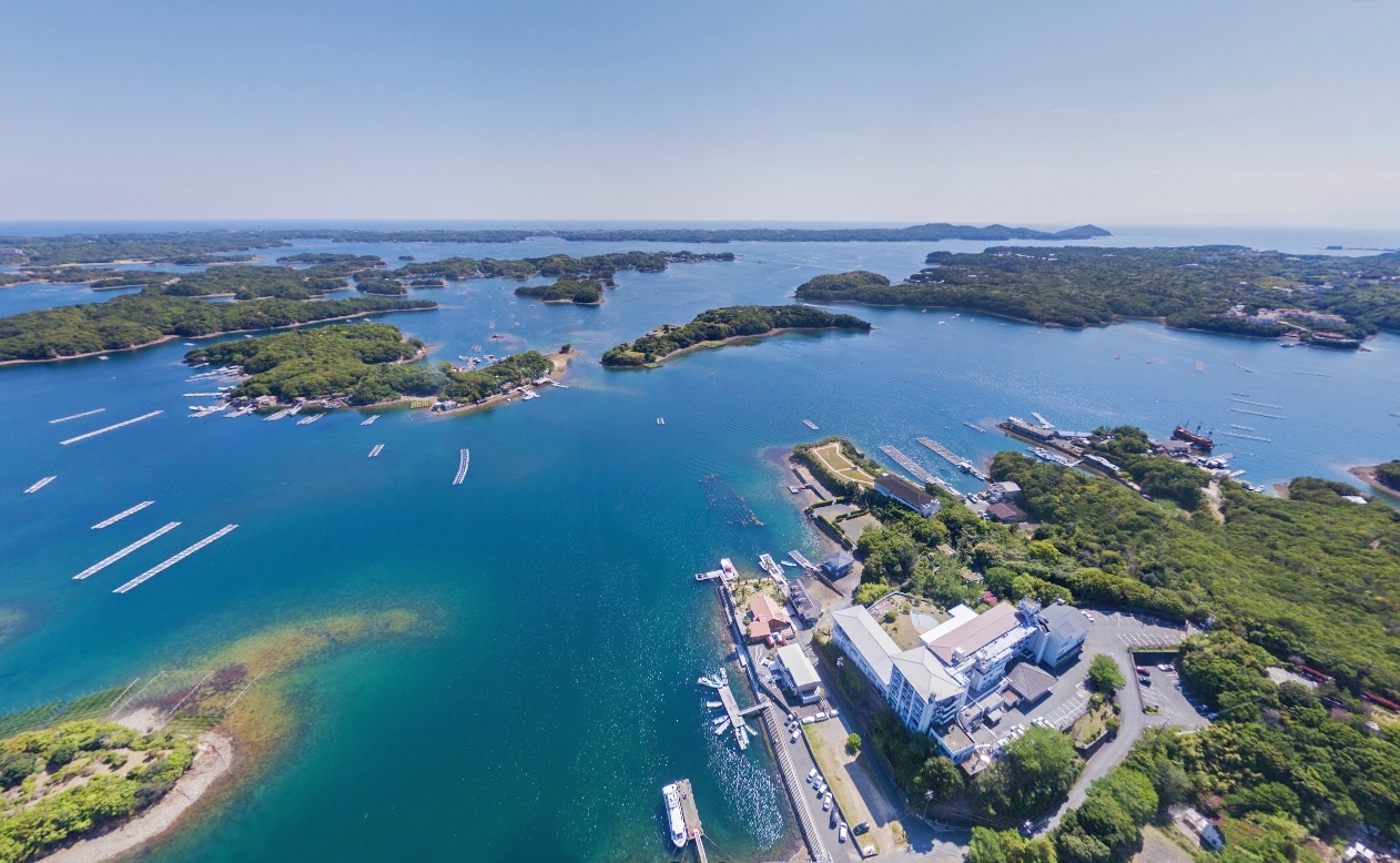 伊勢志摩国立公園賢島。英虞湾を見晴らす絶景をお楽しみ下さい。