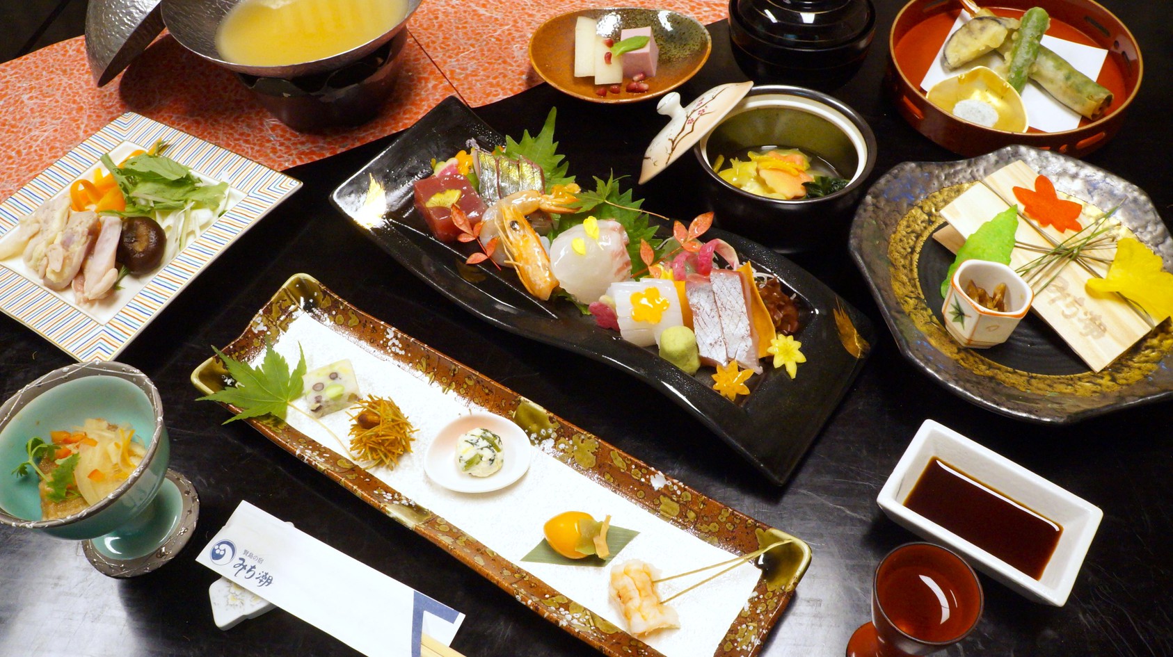 【基本プラン／満潮会席】特選御造り六種盛付／コスパ抜群でお料理も満足！「ちょうどいい」一押しプラン