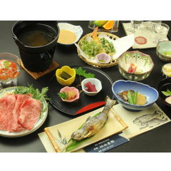 ある日の夕食の一例（季節により異なります）イメージ　しゃぶしゃぶ