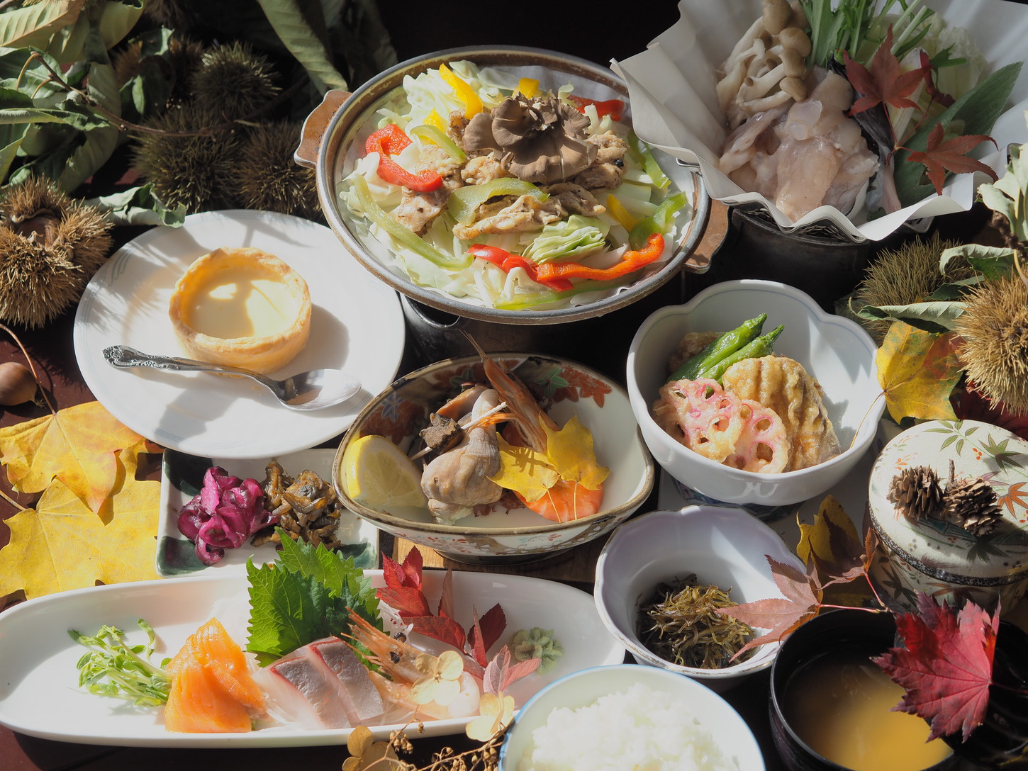 【基本／1泊2食】源泉かけ流し温泉と四季替わりの創作会席プラン