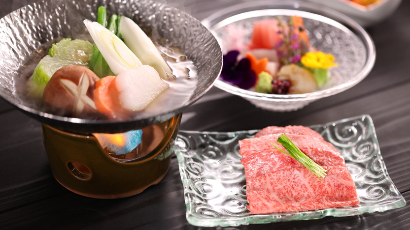 ◆花桃の里まで40分◆【若女将おすすめ◎】信州の味覚＜舞の料理＞と、天竜川を望むとろみある温泉