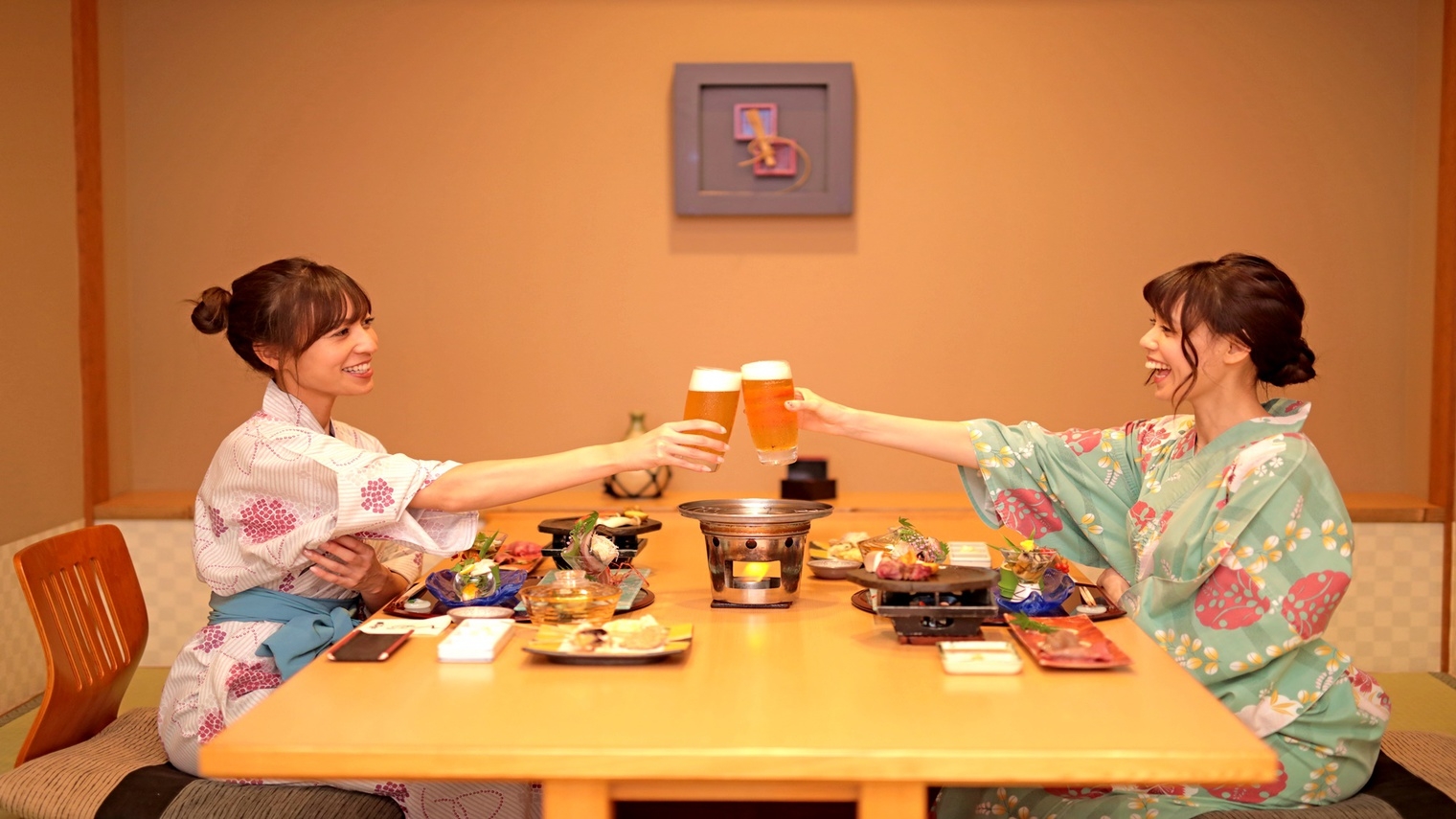 【基本プラン】一番人気！会席「燈火」＜特選信州牛×あぶらやフォンデュ×客前寿司＞