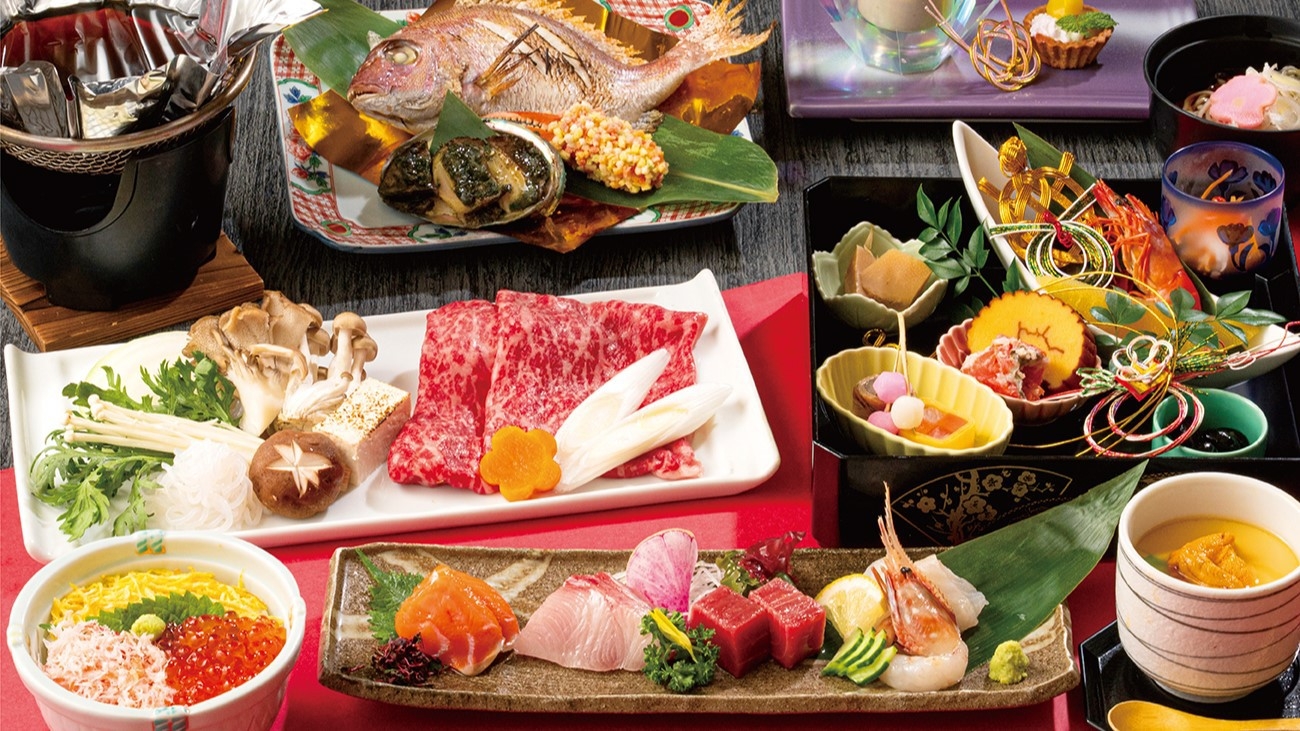 【大晦日特別膳★お食事19:00〜】一年を締めくくる華やかなジャスマックプラザ年越御祝い膳付プラン♪