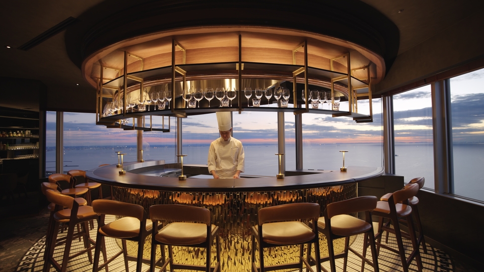 【ディナー付き・連泊不可】期間限定お試しプラン　 鉄板焼THE七海　〜夜景と黒毛和牛をご堪能〜