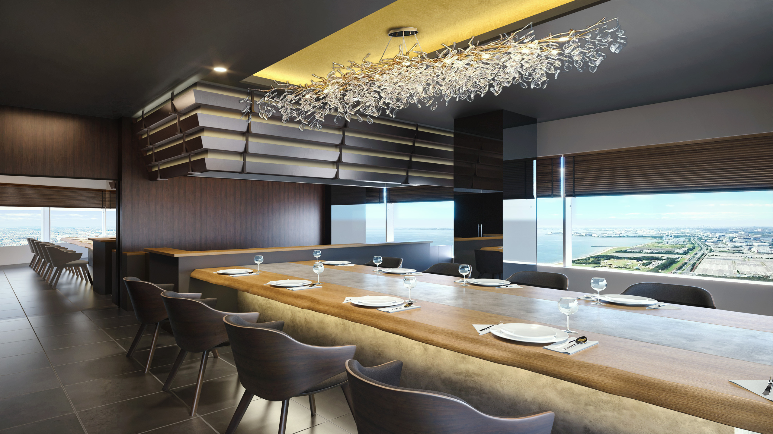 ■【鉄板焼THE七海】店内イメージ