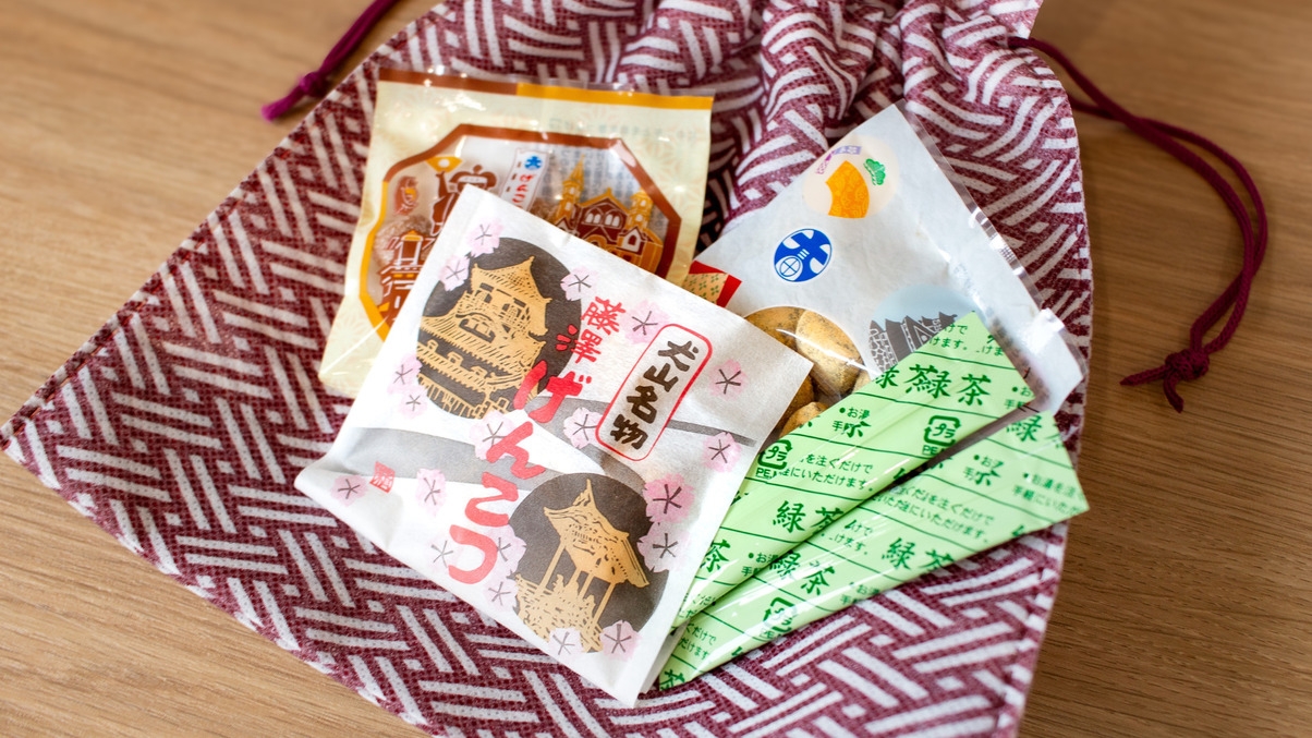 【シニアプラン】シニア割60歳以上！　犬山名物のお茶請けセット・ビュッフェ朝食付