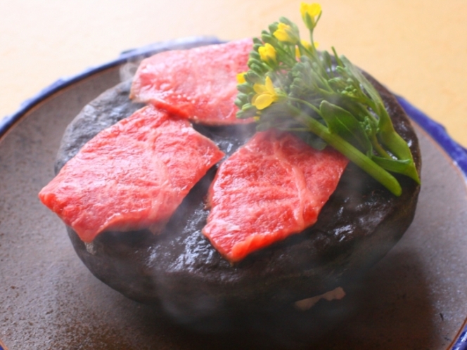 高森牛の石焼きステーキ