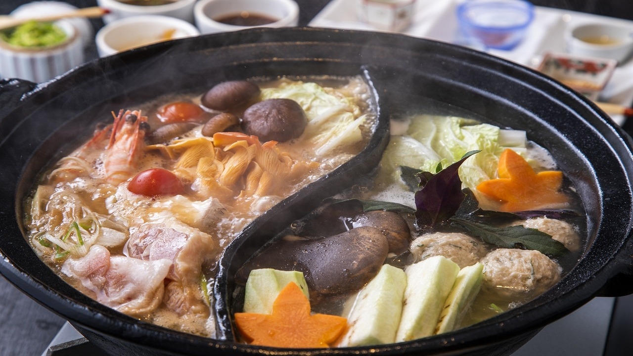 【2食付】最高の素材と究極の出汁でいただく 米九「ひなた鍋」ディナー付きプラン