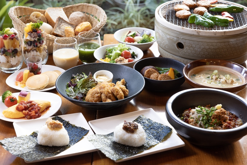 自慢の朝食ビュッフェ付シンプルプラン