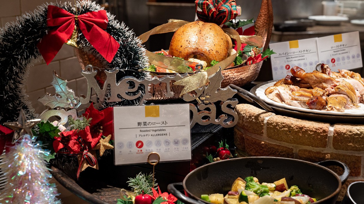 【夕食・朝食付】クリスマスウィーク パインテラスディナービュッフェ付きプラン