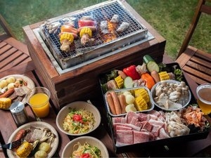 【夕食BBQ・朝食付】夏はBBQ♪サマーヴィレッジガーデンBBQ付き宿泊プラン