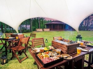 【夕食BBQ・朝食付】夏はBBQ♪サマーヴィレッジガーデンBBQ付き宿泊プラン
