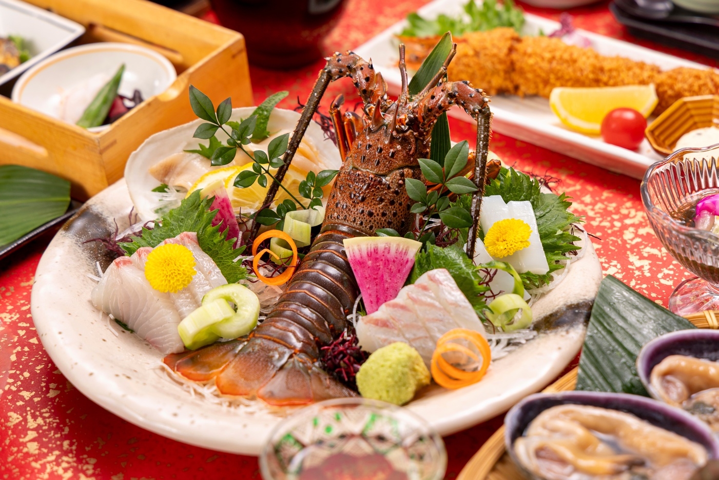 春夏＜あわび・伊勢海老・知多牛＞南知多の味覚を堪能【三大味覚膳・2食付】