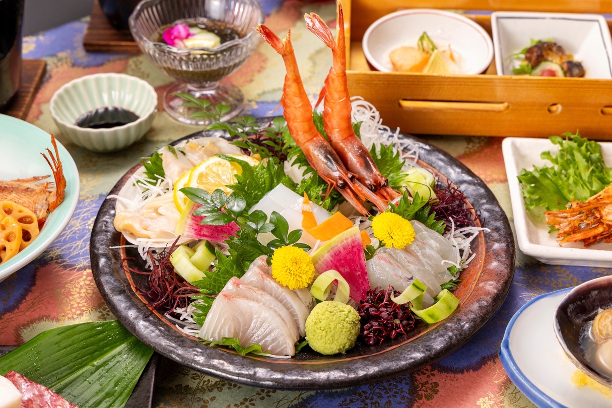 当館スタンダード ＜知多牛サーロインステーキ＞ 海幸＆山幸【山海の幸膳・2食付】