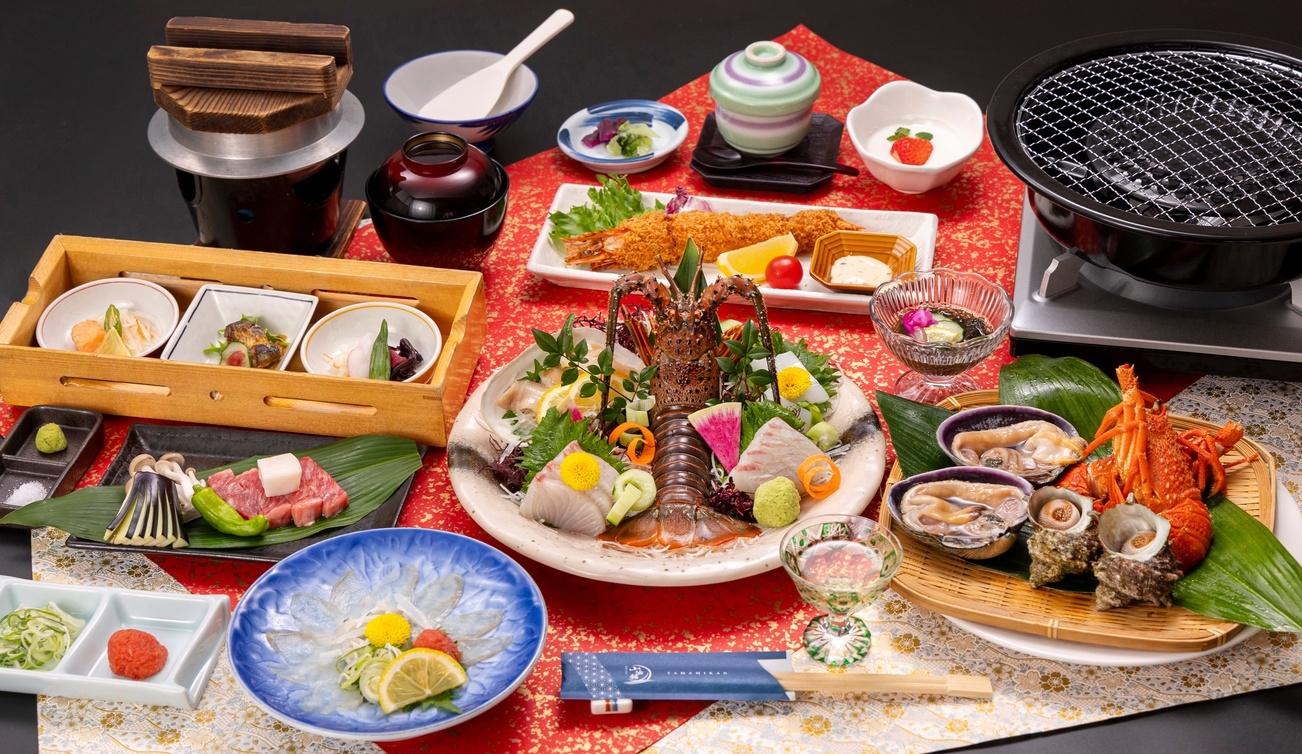 秋冬＜ふぐ・伊勢海老・知多牛＞南知多の味覚を堪能【三大味覚膳・2食付】