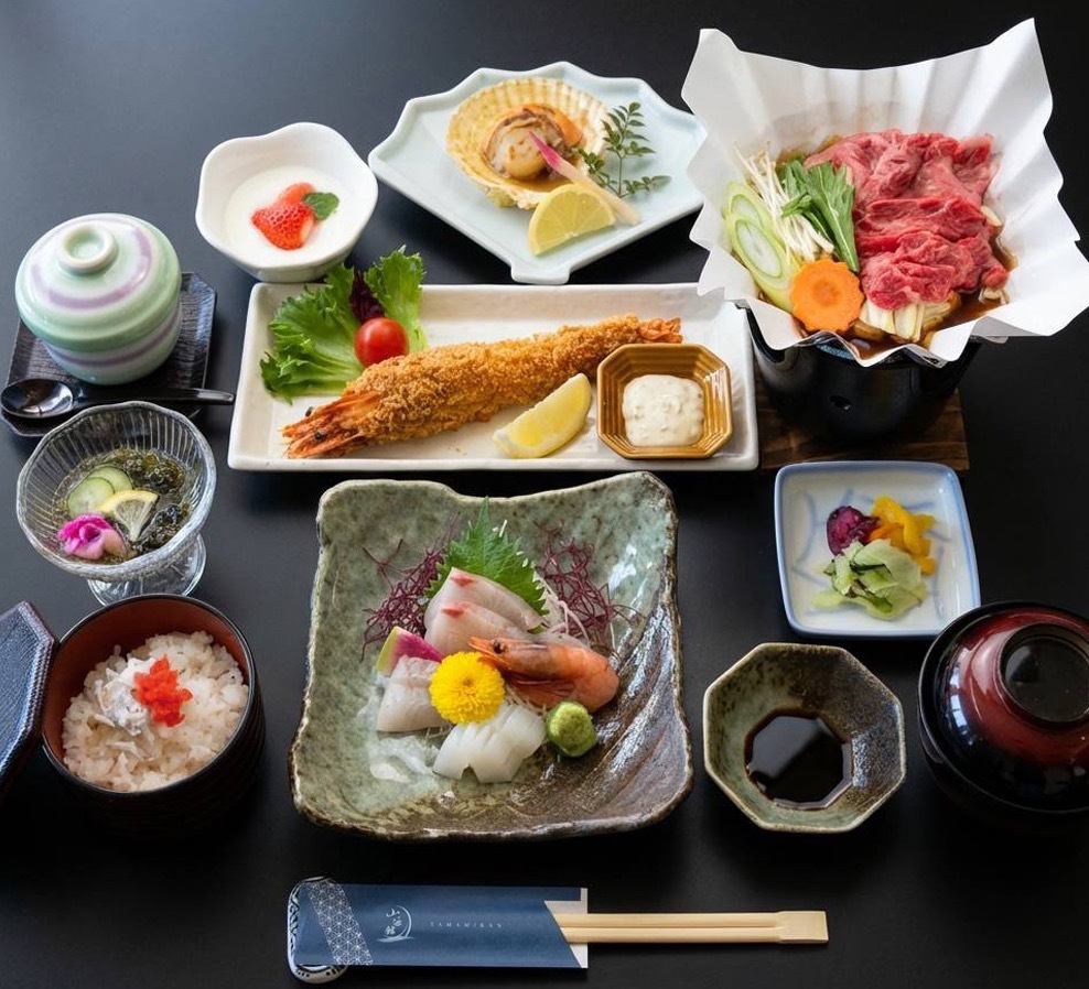 【湯の香御膳】旬の海幸とご当地ブランド知多牛を堪能★日帰り昼食（※温泉入浴は当日別途受付）