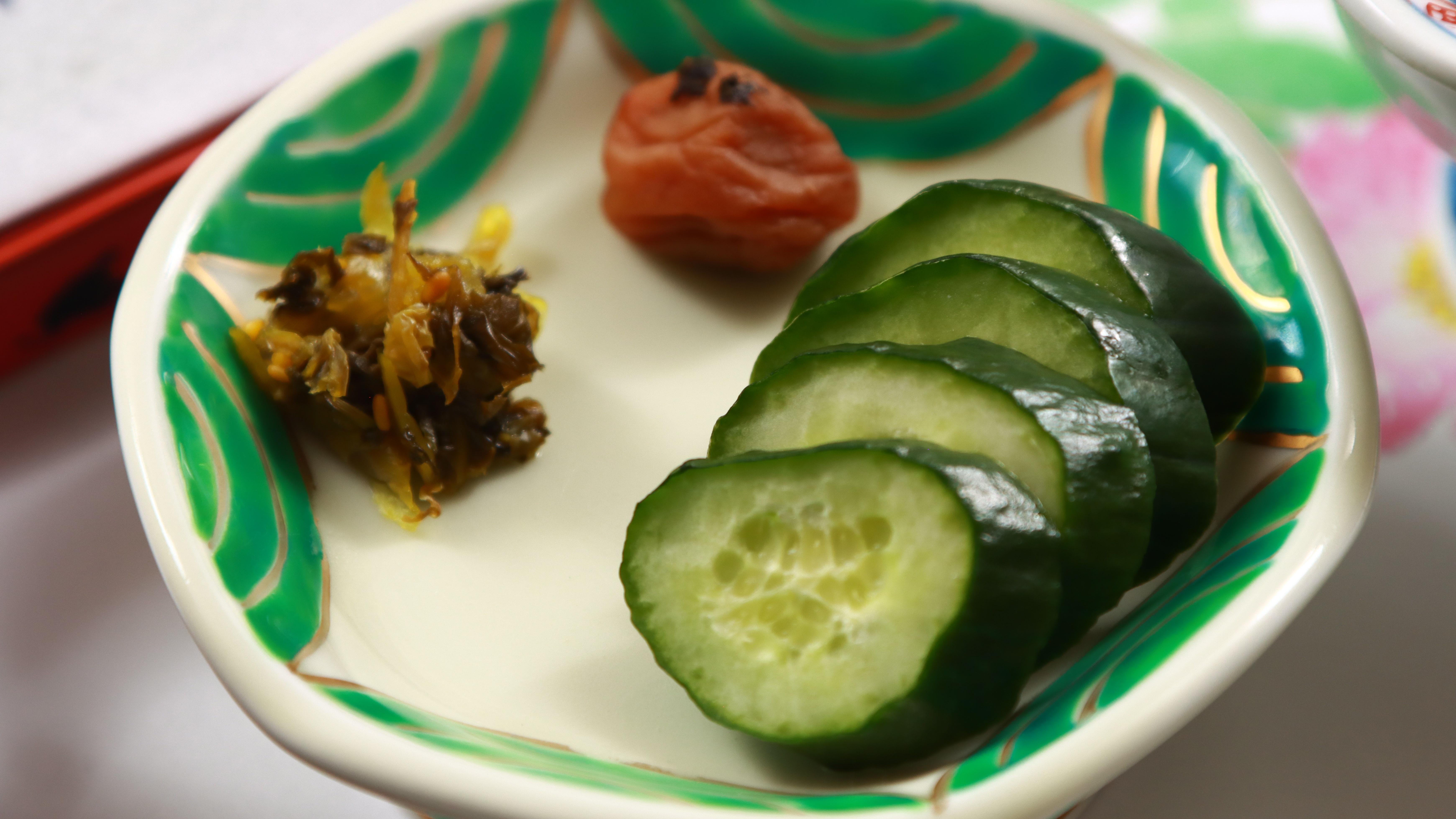 【朝食】漬物