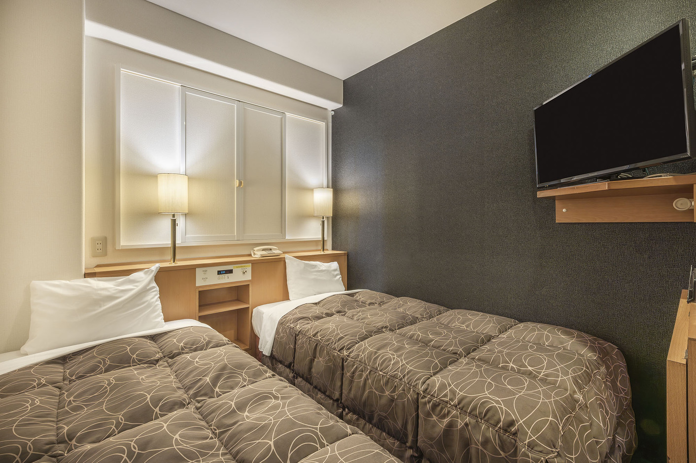 エコノミーツインルーム(狭いけれどリーズナブル♪)【喫煙可】