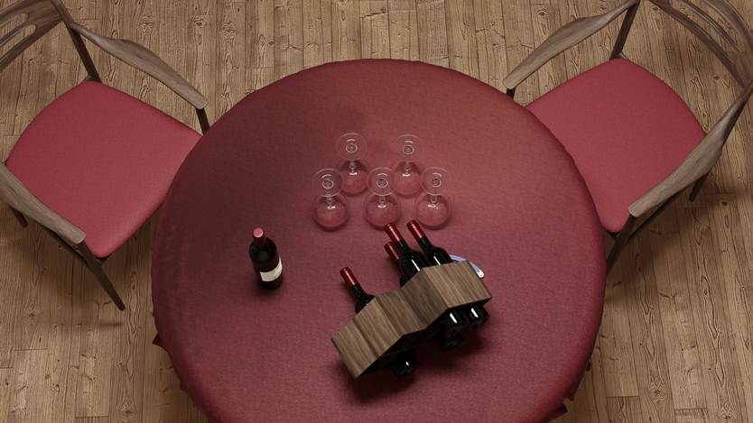 ワインボトル付【特別室】-最上階で絶景を堪能-地元食材を使ったグレードアップ千会席（会場食）