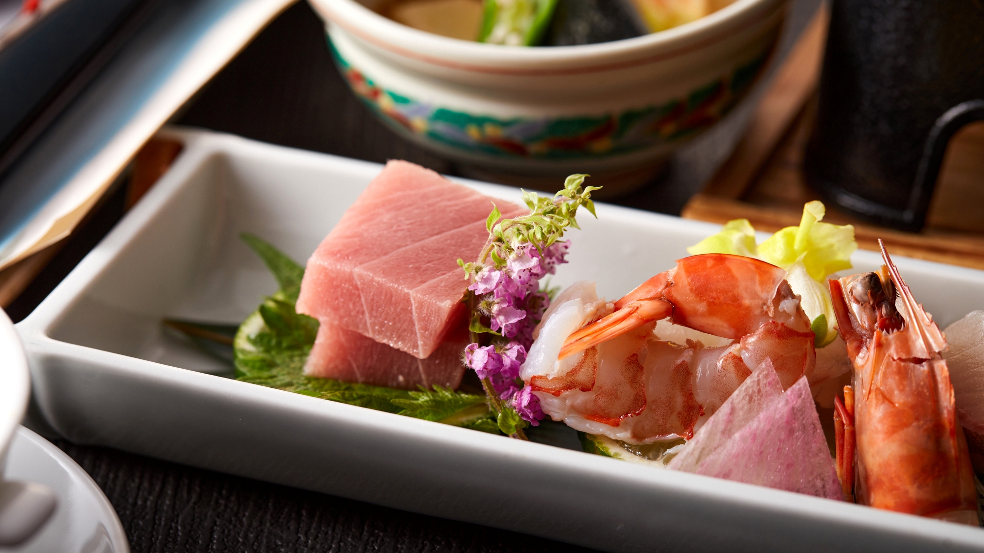 *千会席：鮮魚の四種盛り（イメージ）