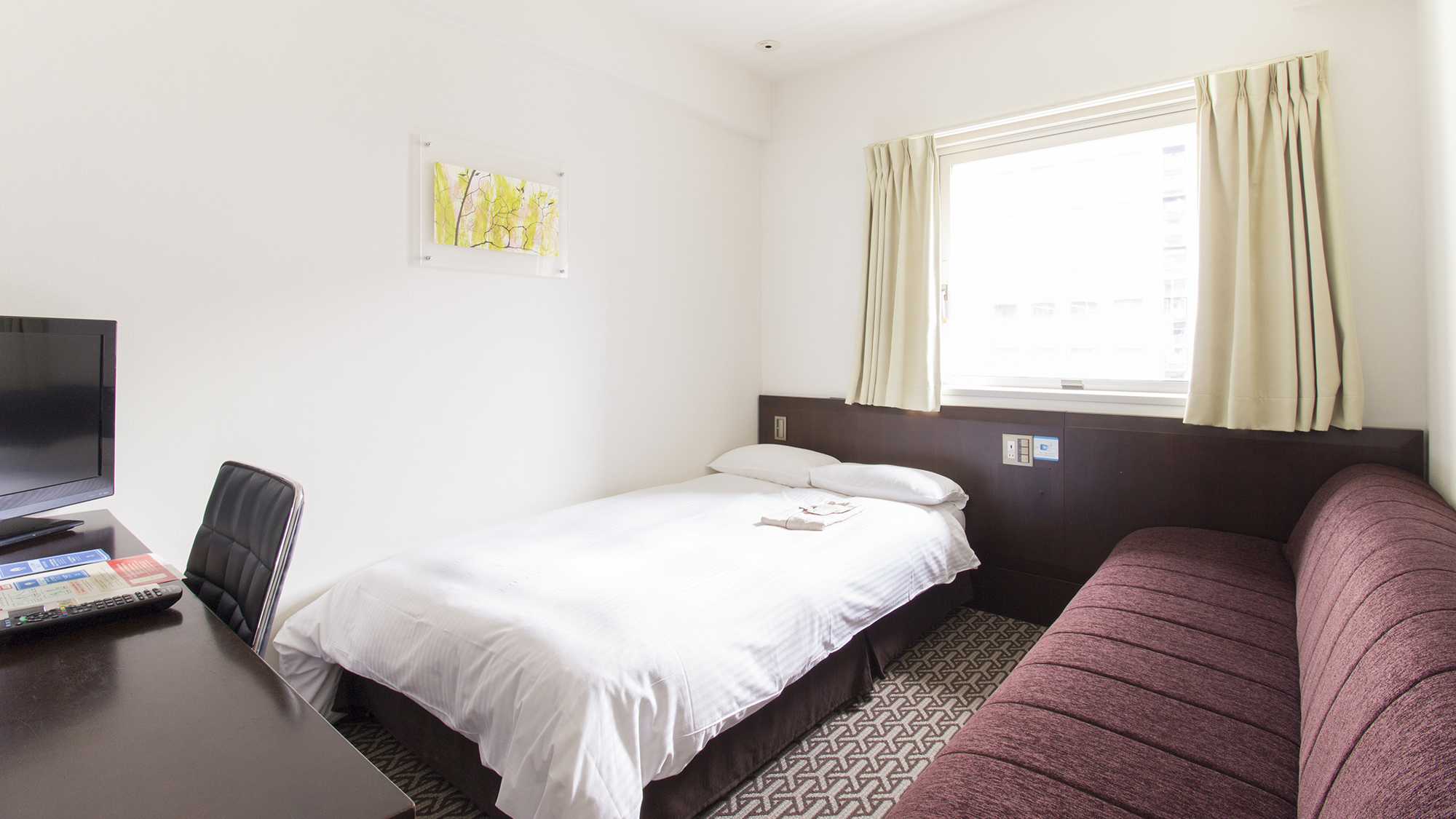 16平米シングルルーム(ソファ付)