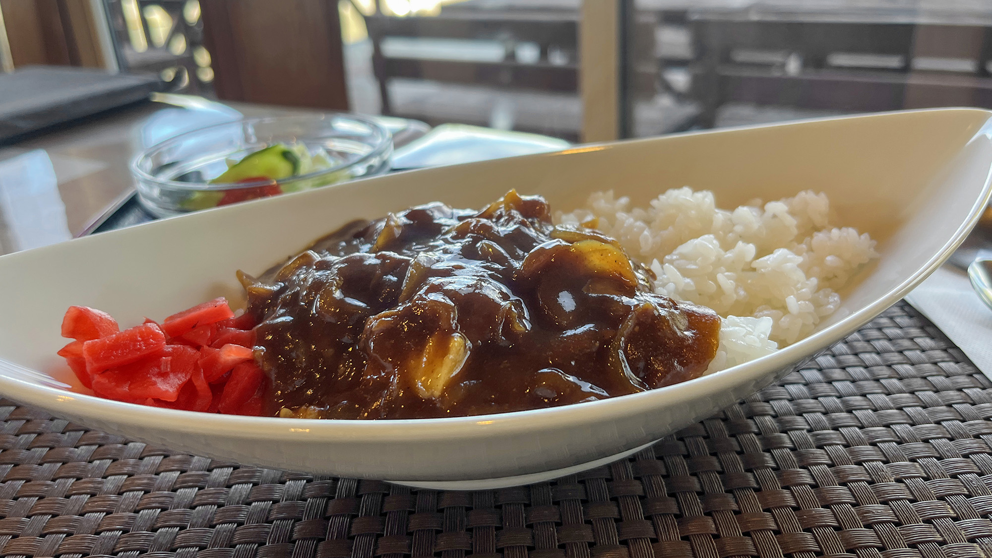 #ランチ　シーフードカレー