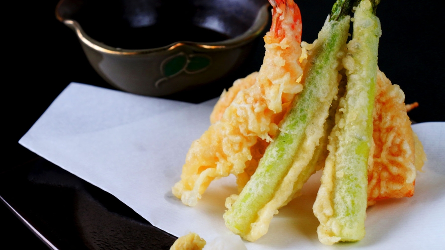 旬のお野菜を使用した天ぷら