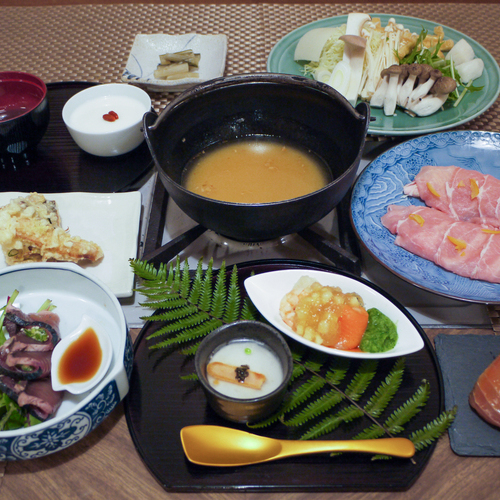 【冬の2連泊以上｜2食付】おいしいもの夕食プラン☆温泉立ち寄り湯チケットと７つの特典付！